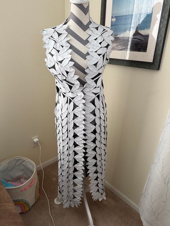 By Belgin Francis Accessories - By Belgin FrancisWhite Leaf Appliqué Leather Overlay West